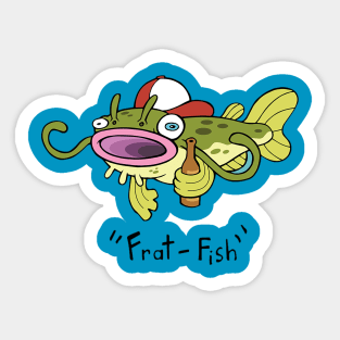 Frat - Fish Sticker